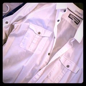 Express men’s M extra slim fit button down shirt